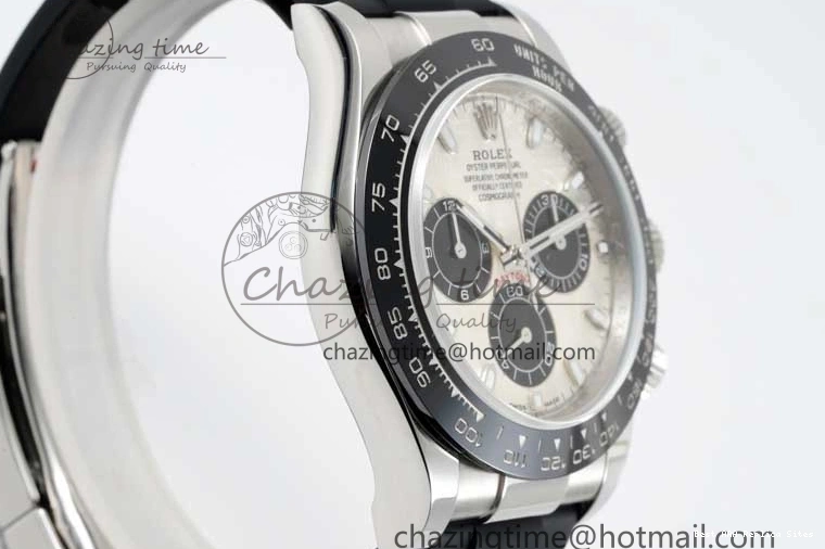 Good Copy Rolex Watches Oysterflex 116519 on 1:1 Best Edition Strap 2269 Rubber ZeroBulk SA Daytona Dial QF Meteorite 0116
